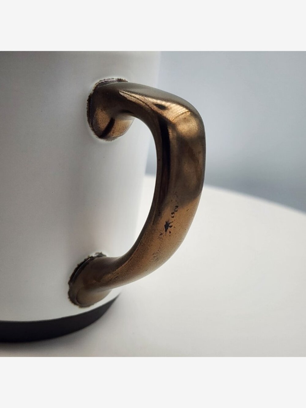 Stag Deer Metallic Bronze Stoneware Coffee Mug by Threshold - Picture 9 of 11